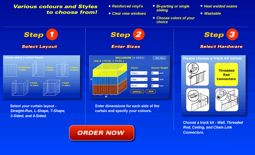 Design Your Body shop Curtians in 3 Easy Steps!