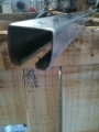 16 Gauge Galvanized Steel Track - For Sliding Curtains and Doors - 6