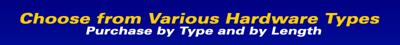 PVC Strip Hardware
