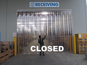 Accordion Strip Door Kit - Closed