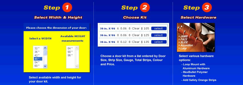 Order your strip door kits today