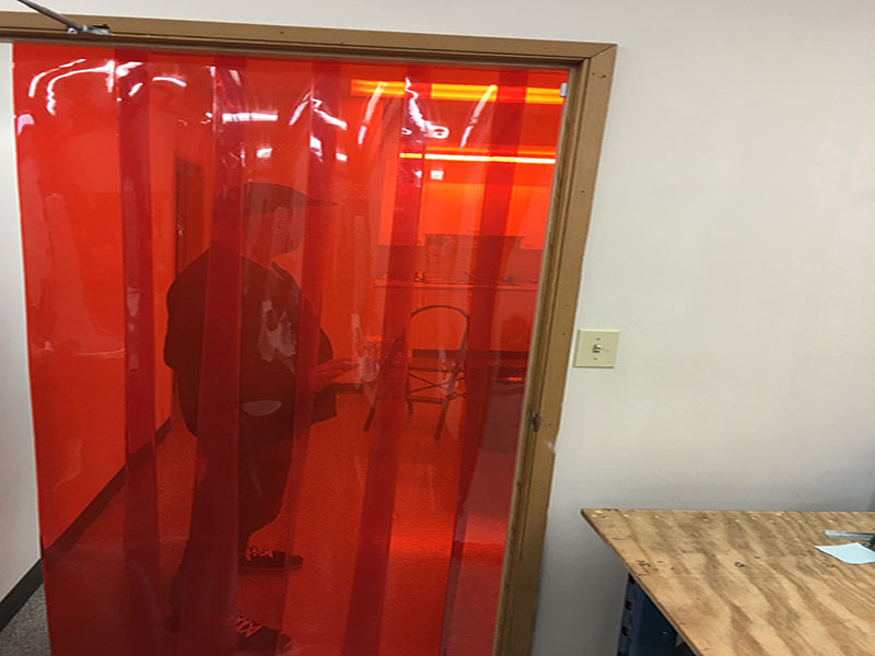 strips with 50% overlap 5 ft width X 96 in. Strip-Curtains.com: Strip Door Curtain height 8 ft Hardware included 60 in. Aztec Red Welding 8 in common door kit strips with 50% overlap 5 ft width X 96 in. Strip-Curtains.com: Strip Door Curtain height 8 ft Hardware included 60 in. Aztec Red Welding 8 in common door kit