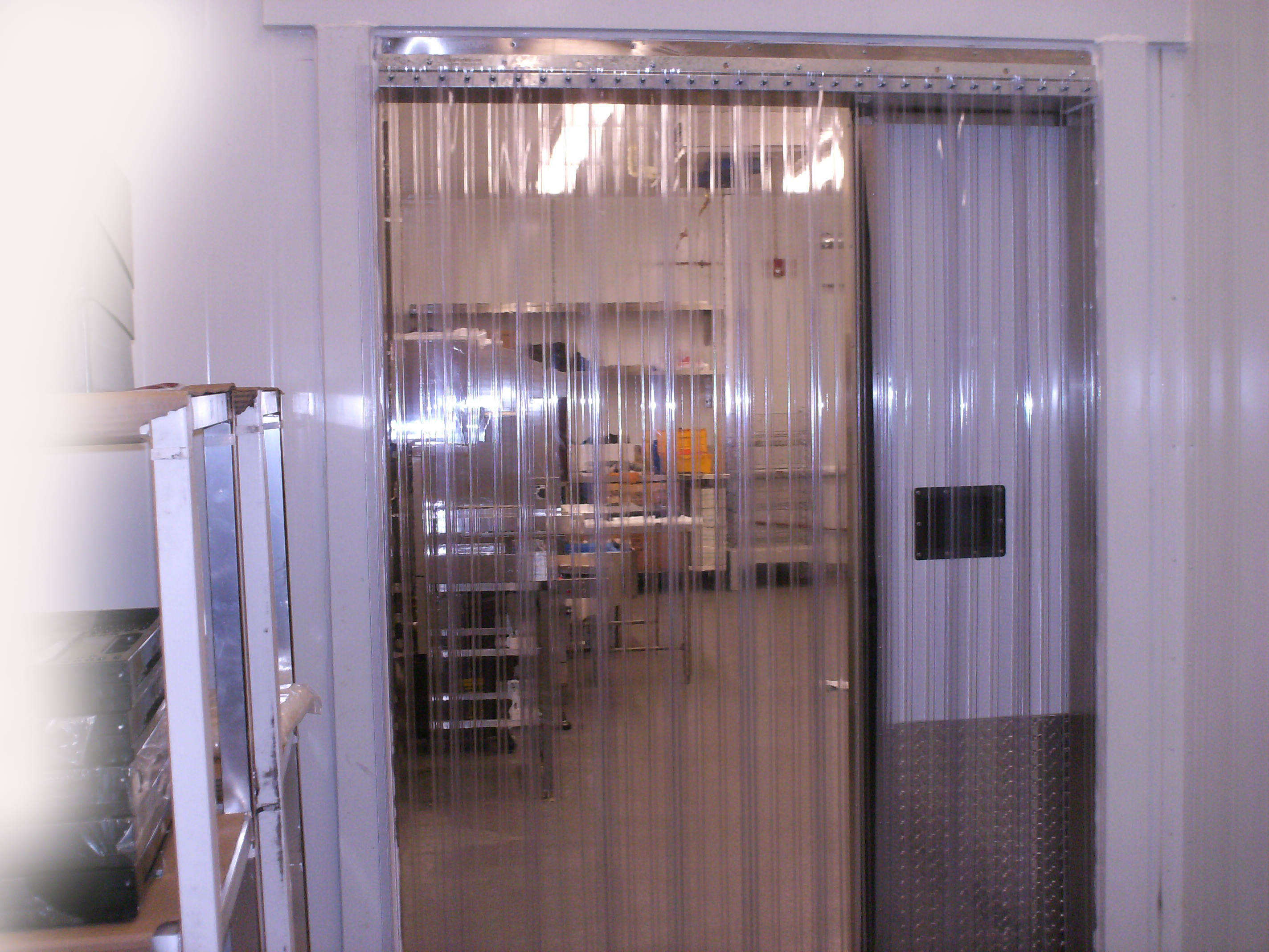 Mopam PVC Strip Door Curtains, 164ft Length 7.1in Width Plastic Door Curtain Tailorable Strip Curtain Waterproof Clear Vinyl Roll Shutters Gate For Commercial Warehouse Garage Pet House (Transparent