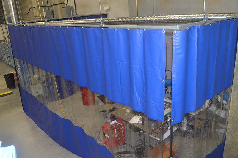 Picture industrial curtain