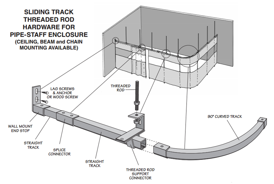 Industrial Body shop Curtain Draw