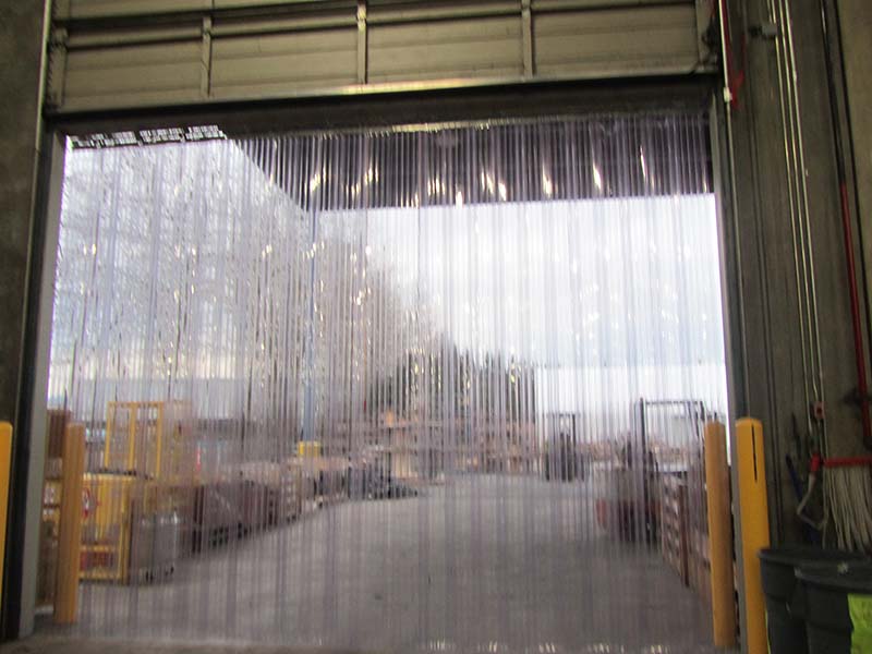 Plastic sales flap door