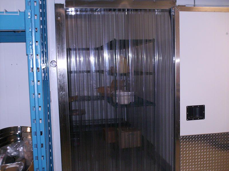 3' x 7' Strip Curtain Door 36" x 80" Cold Room Cooler Freezer 6" NSF Walk In PVC 